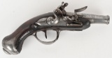 FRENCH FLINTLOCK POCKET PISTOL