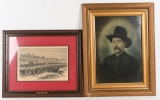 FRAMED CIVIL WAR OFFICER IMAGE WEAR SLOUCH HAT