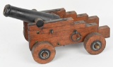 ANTIQUE SMALL NAVAL GUNPOWDER CANNON