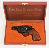CASED ENGRAVED CUSTOM SHOP COLT COBRA