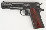 ENGRAVED COLT GOVERNMENT MODEL 1911-A1 9MM