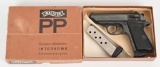 WALTHER PPK/S 9mm SEMI AUTO PISTOL IN BOX