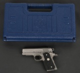 BOXED COLT STAINLESS OFFICERS MODEL 45 PISTOL