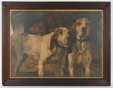WINCHESTER BEAR DOGS PAPER LITHO, CA 1907