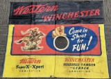 WINCHESTER-WESTERN GALLERY BANNER, CIRCA 1950'S