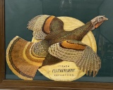 ITHACA FEATHERWEIGHT ADVERTISING DIE CUT w/TURKEY