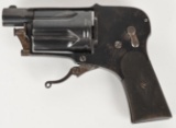 GERMAN HAMMERLESS TEAR GAS REVOLVER 11.7 MM