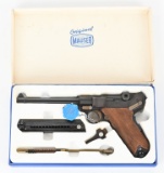 BOXED ORIGINAL MAUSER P.08 LUGER 9MM