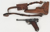 SWISS 1906 CROSS IN SHIELD DWM LUGER SEMI AUTO