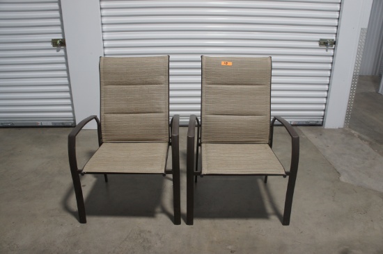 Hampton Bay Patio Chairs   -JC