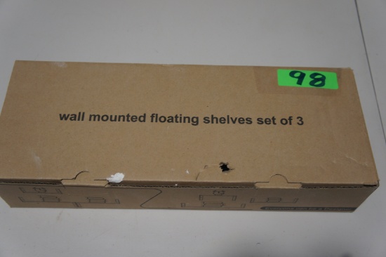 Set of 3 Floating Shelves -JC