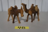 Wooden Camel & Donkey -JC