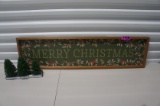 Christmas Sign & Tree lot