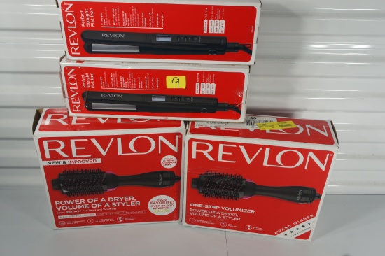 Revlon Dryer Brushes and Flat Irons
