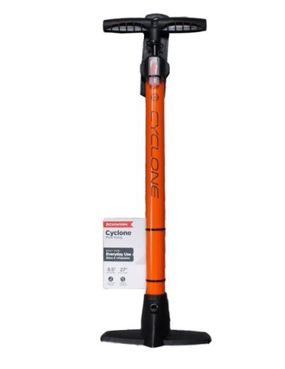 Schwinn Cyclone Tire Floor Pump - Orange