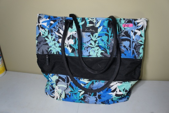 Vera Bradley Expandable Bag (Blue Pattern)