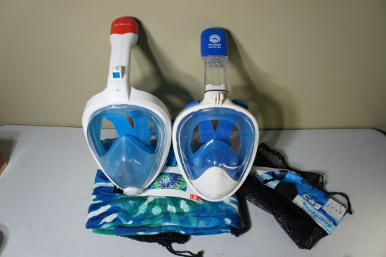Snorkel Masks and Towel