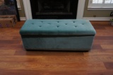 Tufted Velvet Storage Bench