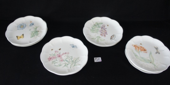 LENOX Butterfly Meadow Plate Lot =DM