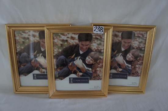 Gold Wooden Photo Frame Set of 3