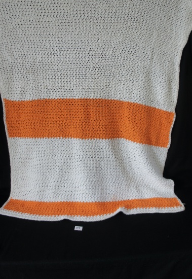 Hand Knit Throw Blanket -DM