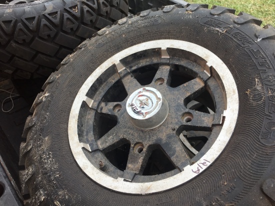 (4) POLARIS TIRES & WHEELS