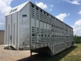 1987 MERRITT 48' CATTLE POT TRAILER