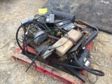 MISC PALLET GRINDER/AIR TANK/ELECTRIC PUMP