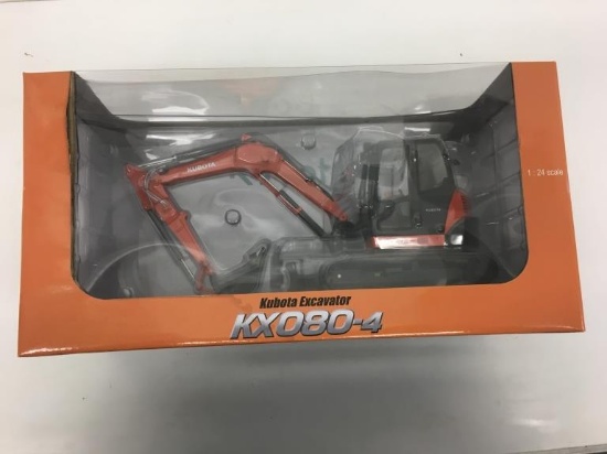 KUBOTA EXCAVATOR KX080-4  1:24 SCALE