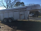 CIRCLE M 16FT CATTLE TRAILER