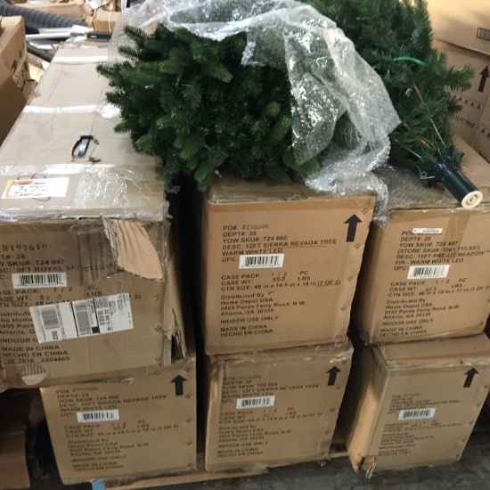 CHRISTMAS TREES--APPROX 6
