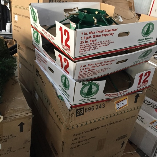 CHRISTMAS TREE STANDS--APPROX 6 BOXES