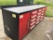 7' 10DRAWER WORKBENCH/TOOL CABINET-DAMAGED