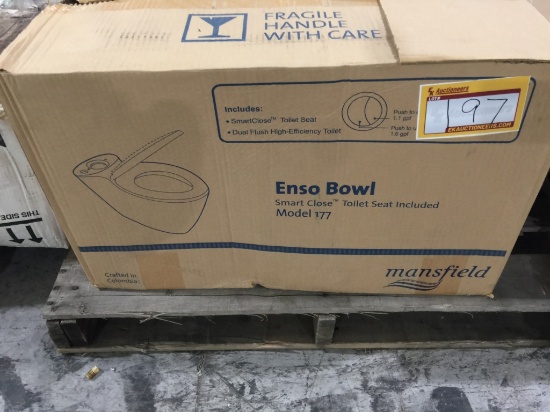(2) MANSFIELD ENSO BOWL TOILETS