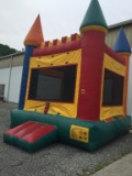 RED & BLUE CASTLE INFLATABLE