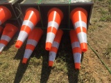 UNUSED APPROX 200 SAFETY CONES