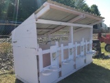 CALF/GOAT PEN WITH DIVIDERS & ROOF