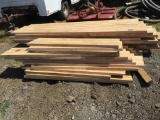 STACK OF RED OAK TRAILER FLOORING