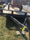 20' TAGALONG FLATBED TRAILER