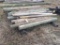 (13) MISC USED FENCE POSTS