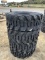 UNUSED (4) TURBO 14PLY SKIDSTEER 12-16.5 TIRES