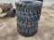 UNUSED (4) TURBO 14PLY SKIDSTEER 12-16.5 TIRES