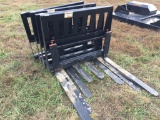 UNUSED SKIDSTEER PALLET FORK W/42