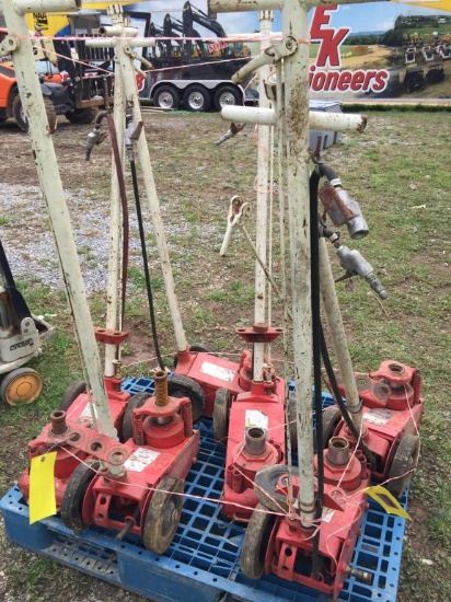 PALLET OF (6) 22TON AIR FLOOR JACKS