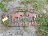 WELCOME FRIENDS SIGN