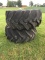 (2) 30.5L-32 GOODYEAR COMBINE TIRES & WHEELS