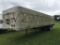 35' BROWN ALUMINUM SKIN GRAIN TRAILER