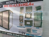 UNUSED SUIHE MOBILE TOILET WITH SHOWER