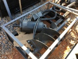 UNUSED MOWER KING SKIDSTEER AUGER WITH BIT