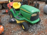 JOHN DEERE LT133 MOWER-NON RUNNER